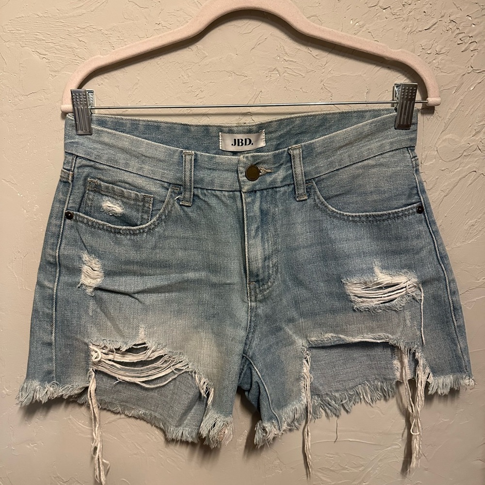 JBD Distressed Denim Shorts - small